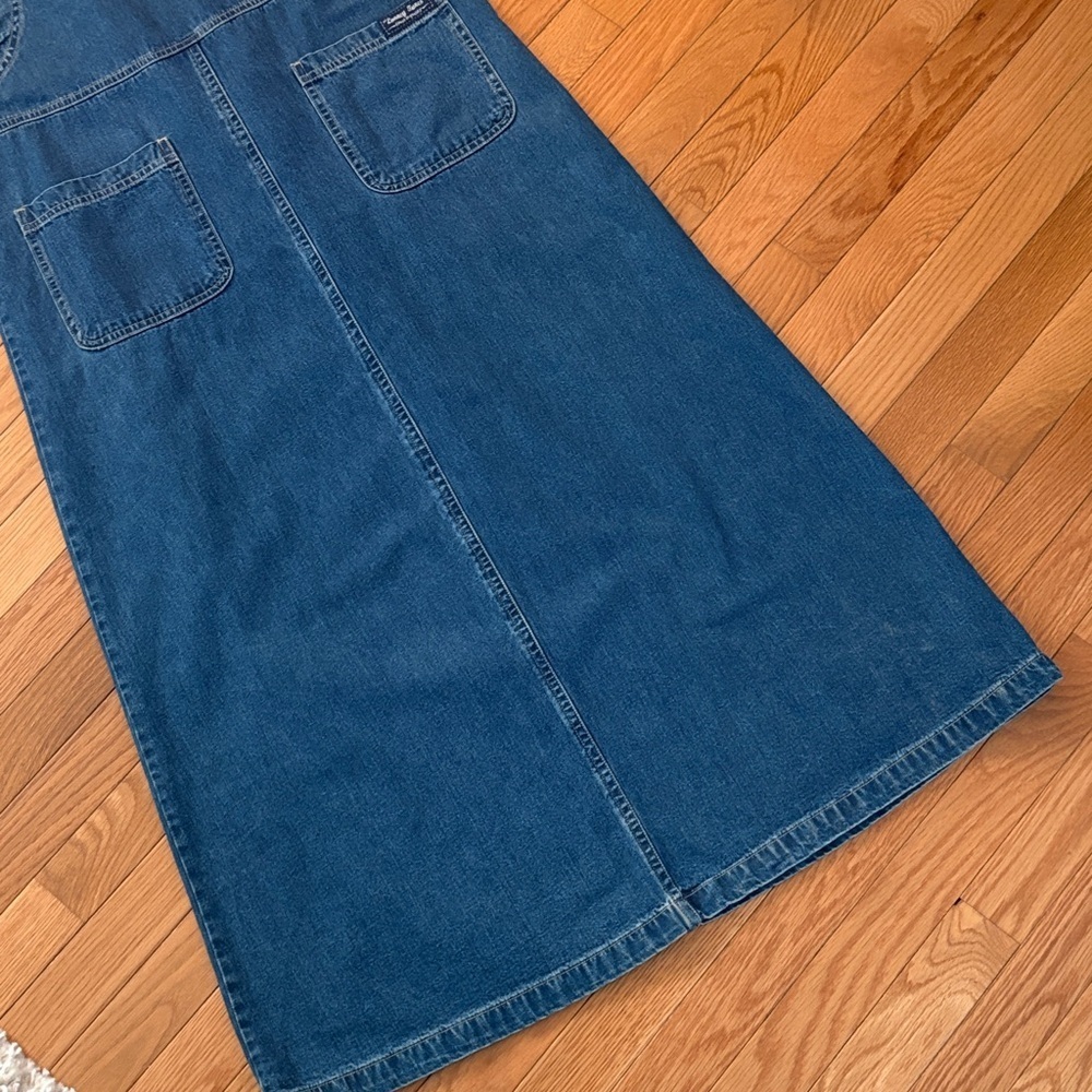Warner Bros. Embroidered Blue Maxi Dress - Picture 6 of 10